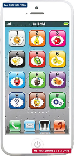 Toy learning play cell phone - learning,