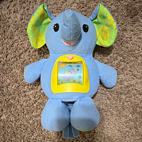 Leapfrog blue plush - plush, elephant